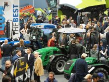 L'EIMA, salon de machinisme agricole de Bologne, en Italie.