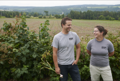 Sébastien Grandmont et Marie-Pierre Dubeau de la ferme Le Petit Mas.
