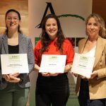 De gauche à droite: Julie Desbiens, Myriam Laplante El Haïli, Julie Francoeur, Sophie Lachapelle et Stéphanie McDuff.