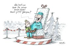 Père Noël des temps modernes