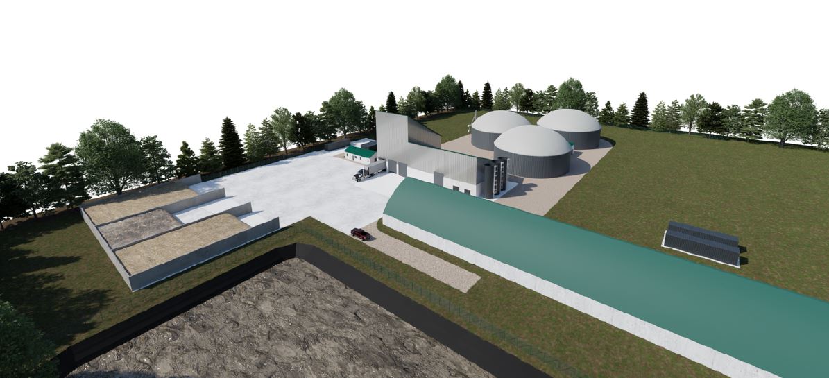 Voici le projet de la future usine de biométhanisation de GPK Bioénergie à Ange-Gardien
