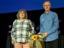 Brigitte Boivin et Marc Gagnon de la Ferme Gagnonval.