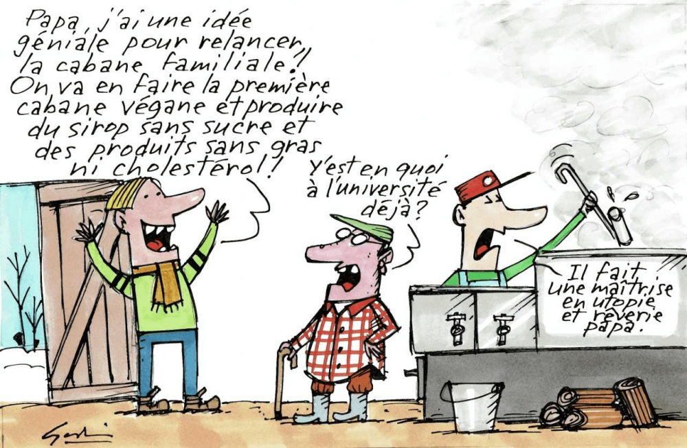 Une cabane à sucre moderne