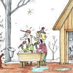Déguisement à la cabane à sucre