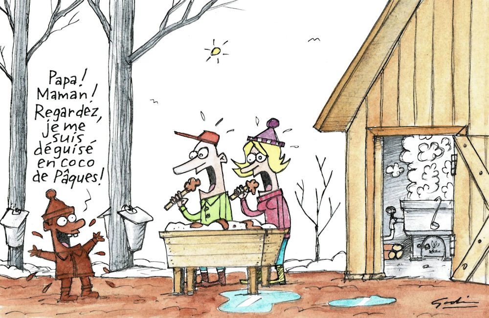 Déguisement à la cabane à sucre