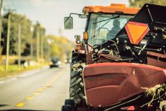Près de 15 décès par an implique un tracteur sur la voie publique