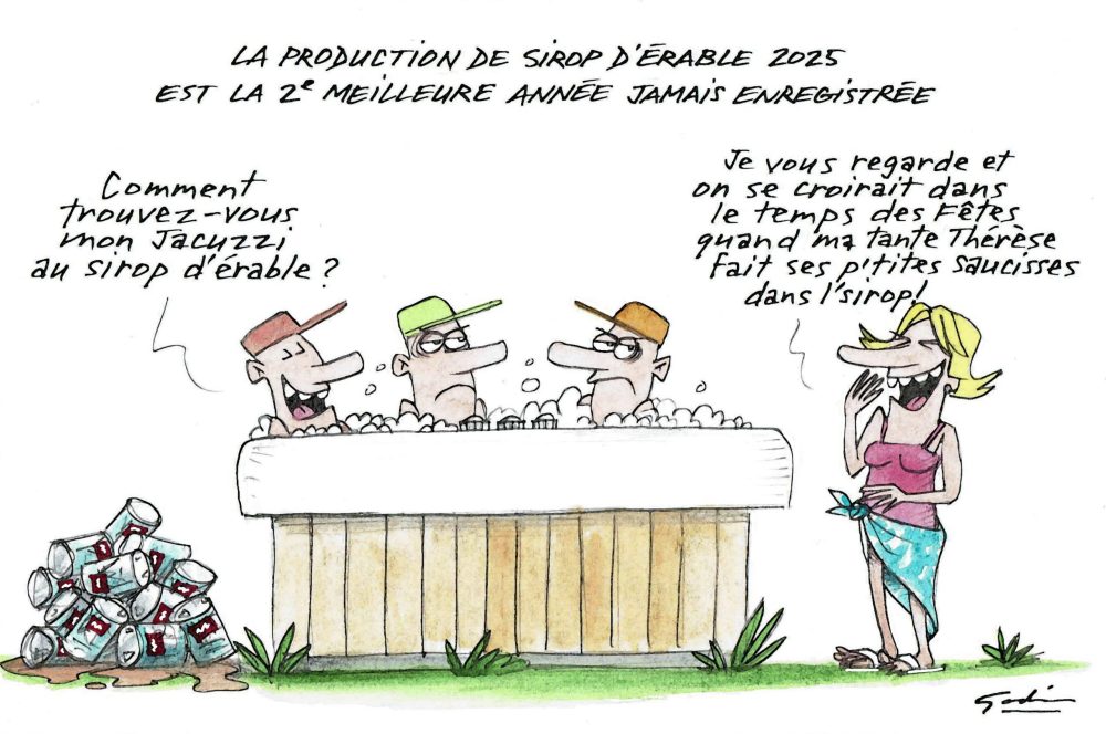 Production de sirop d’érable 2025