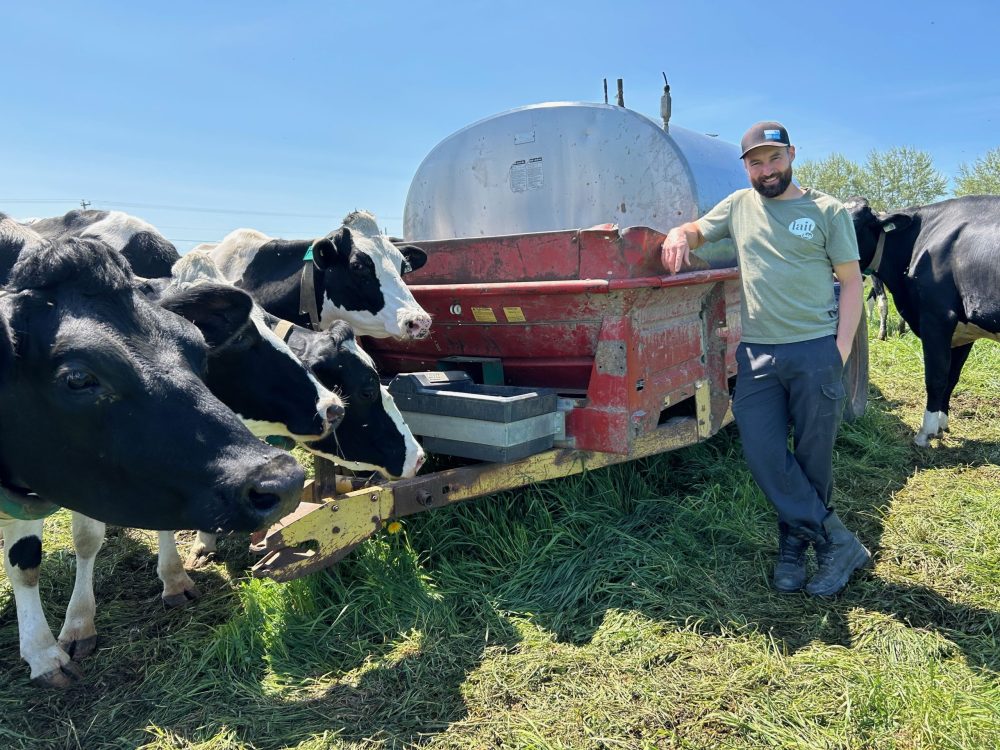 L'abreuvoir au pâturage à la Ferme Denijos