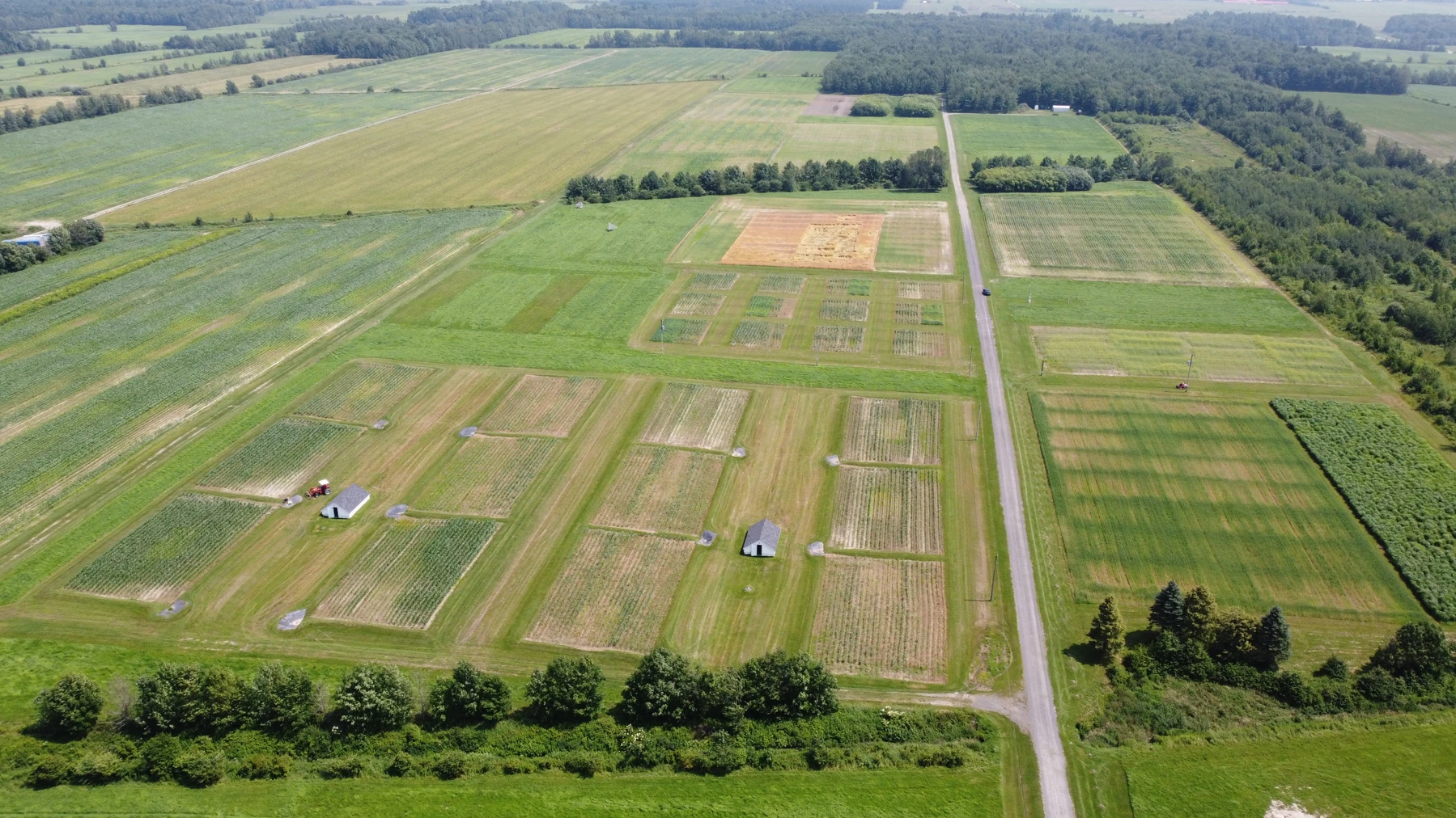 La ferme expérimentale de Saint-Lambert-de-Lauzon.