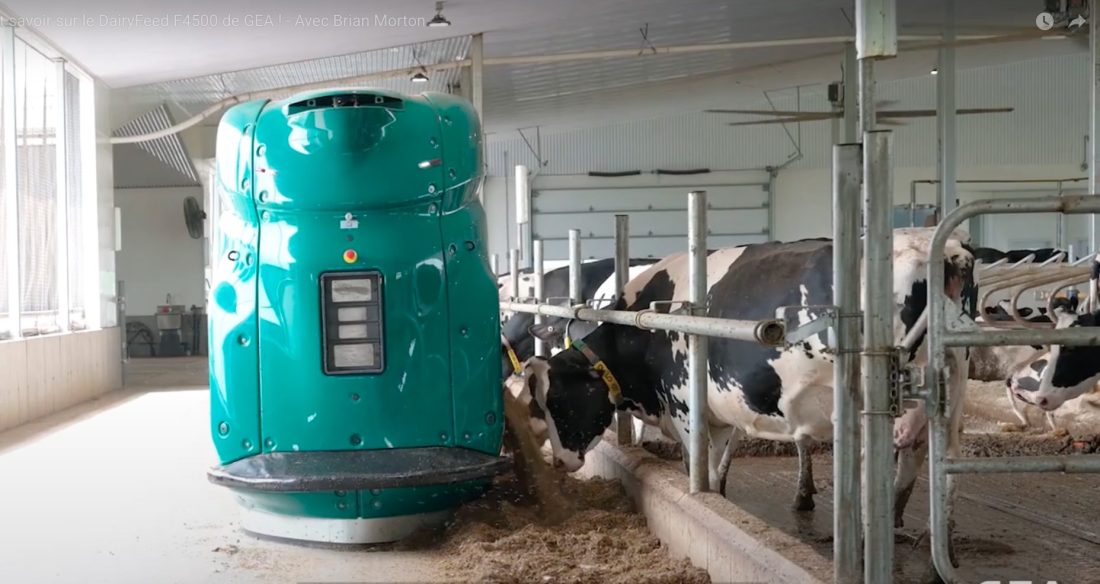 Le nouveau robot d'alimentation GEA.