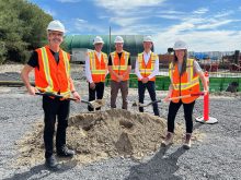 Pelletée de terre pour l'usine de biométhanisation de GPK Bioénergie à Ange-Gardien