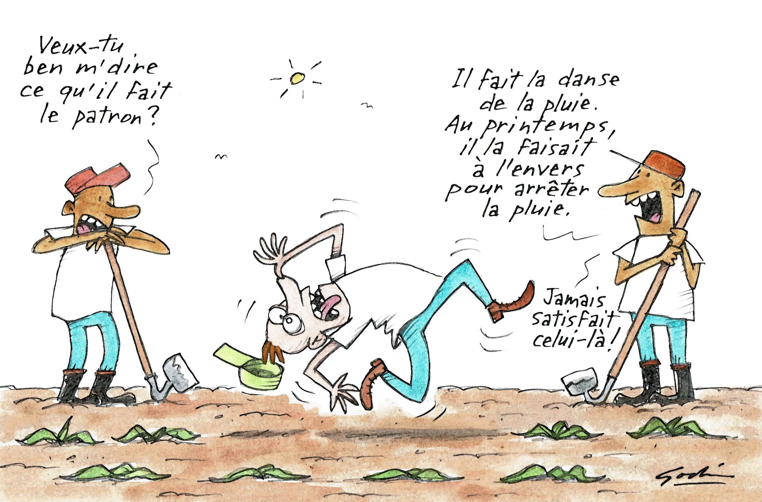 Qu’est-ce qu’il fait?