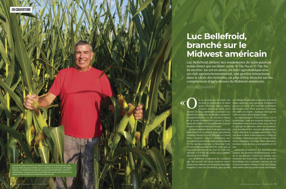 Le magazine du Bulletin des agriculteurs, édition d'octobre 2025.