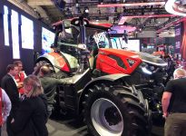 Tracteur Puma 185 de Case IH lors de la dernière édition d'Agritechnica en novembre 2025 à Hannovre, en Allemagne.