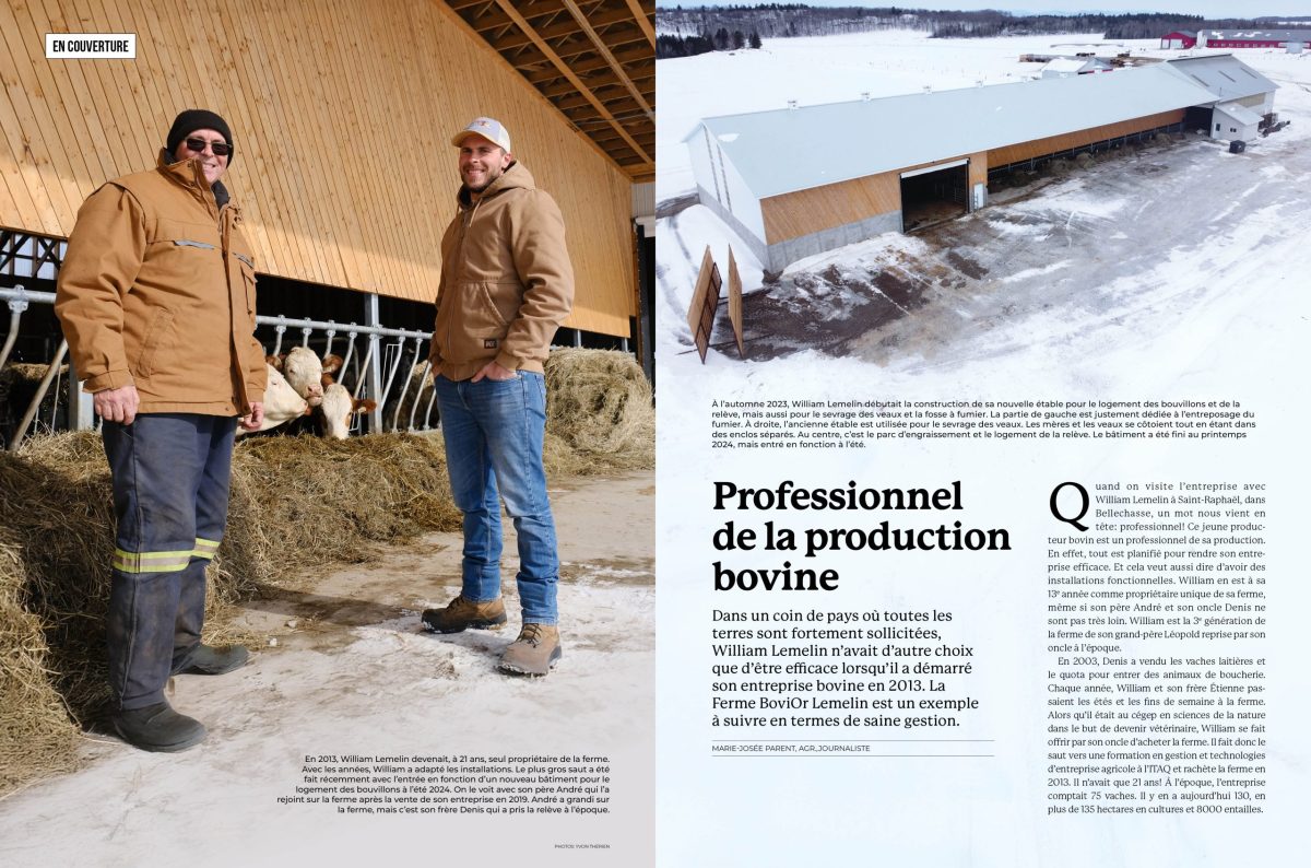 Couvert de décembre 2025 du Bulletin des agriculteurs.