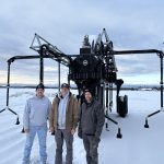 Famille Lépine avec le robot 360 Rain