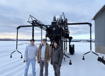Famille Lépine avec le robot 360 Rain