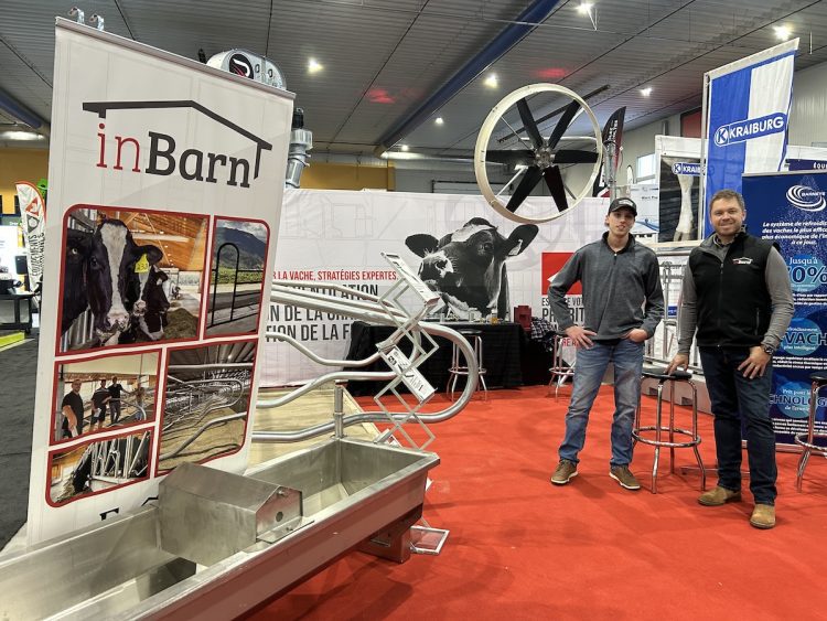 Kiosque de inBarn au Salon de l'agriculture
