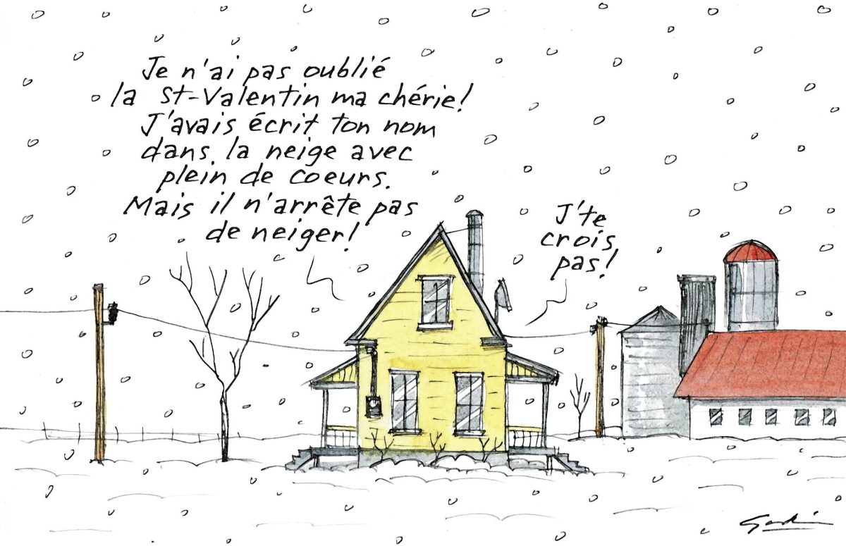 Place &agrave; la Saint-Valentin