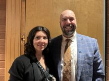 Claude-&Eacute;milie Canuel et Louis-Philippe Roy ont visit&eacute; des fermes porcines au Dandmark en novembre 2025.