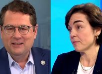 Bernard Drainville et Christine Fréchette, candidats à la chefferie de la CAQ.