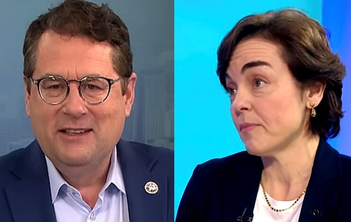 Bernard Drainville et Christine Fréchette, candidats à la chefferie de la CAQ.