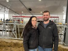 Karine Barde et Samuel Boisclair de la Ferme Clairbois de Saint-Samuel sont pleinement satisfaits de leur nouvelle construction.